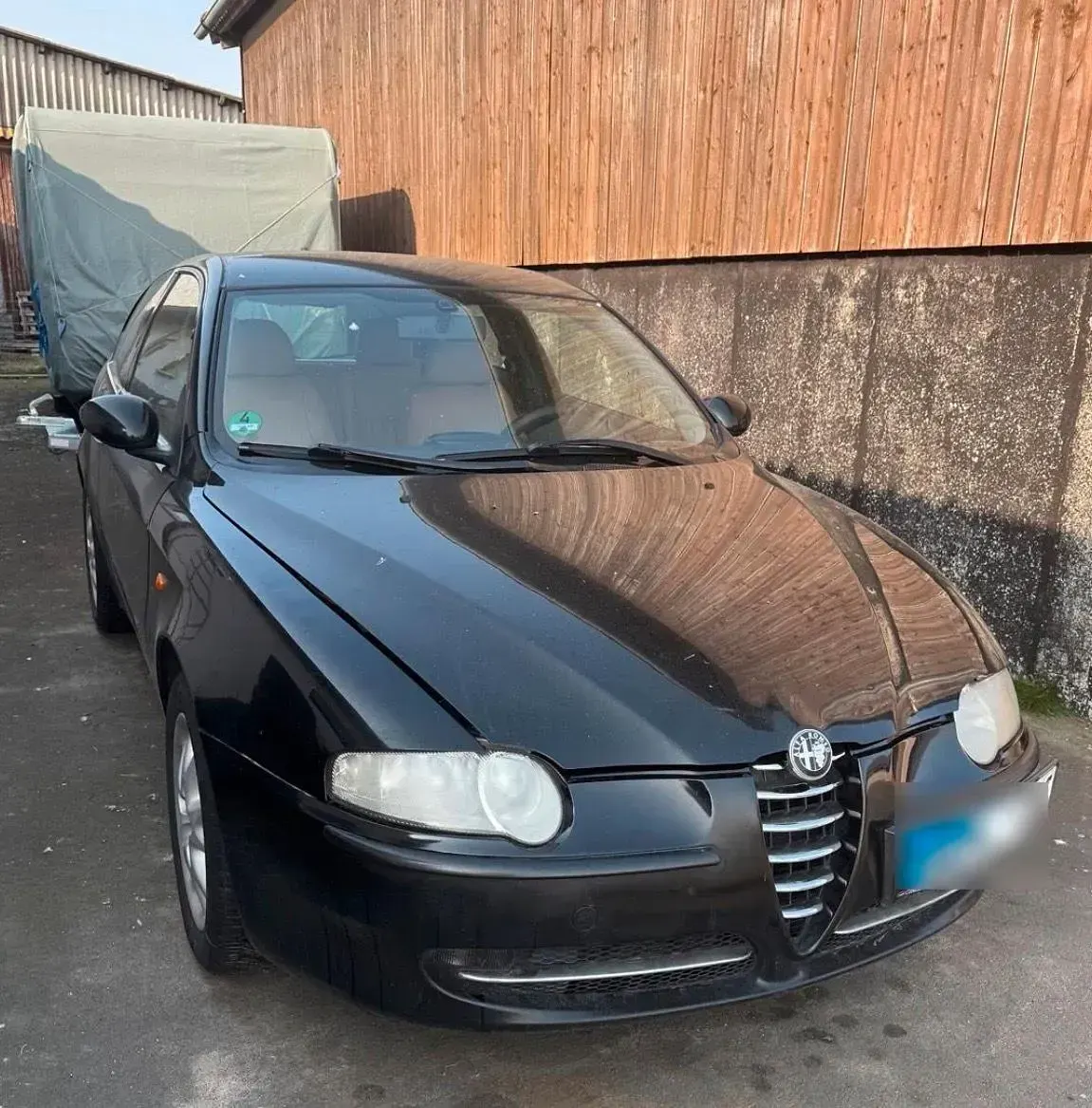 Gebraucht Alfa Romeo 147 120 PS (88 kW) 2002 Schwarz Kleinwagen