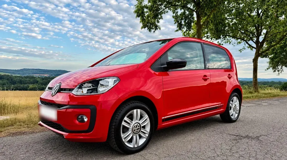 Gebraucht VW up! Beats 75 PS (55 kW) 2017 Rot Kleinwagen