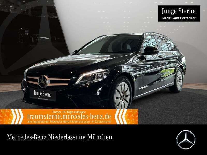 Schwarz Gebraucht 2021 Mercedes C220 Kombi | 25.490 € (Superpreis) - Bild 1/3