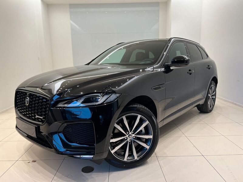Santorini black Gebraucht 2023 Jaguar F-Pace R SUV | 66.980 € - Bild 1/4