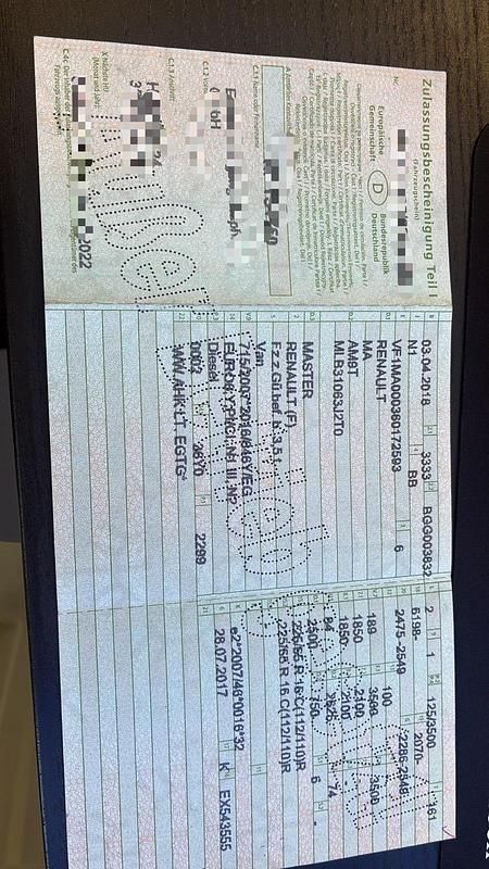 Second-hand Renault Master 170 CP (125 kW) 2018 Alb Van