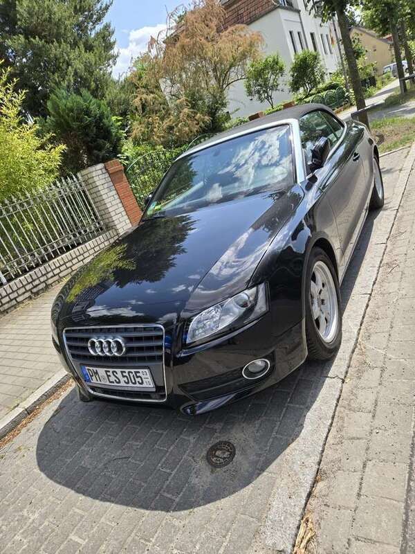 Schwarz Gebraucht 2009 Audi A5 Cabriolet Cabrio | 12.290 € (Guter Preis) - Bild 1/4