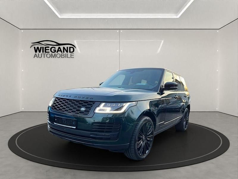 Dunkel grün metallic Gebraucht 2019 Land Rover Range Rover Autobiography SUV | 52.490 € (Superpreis) - Bild 1/4