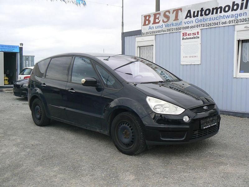 Schwarz Gebraucht 2008 Ford S-MAX Titanium Van / Kleinbus | 2.690 € (Superpreis) - Bild 1/4
