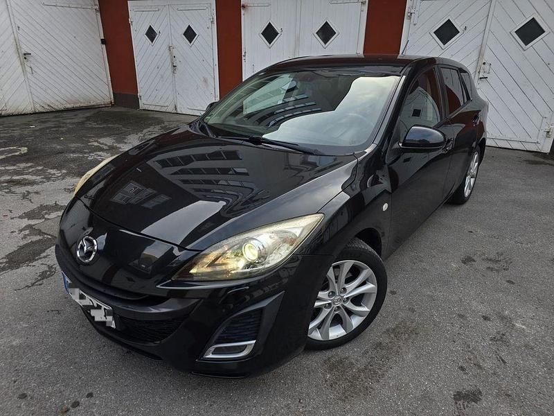 Schwarz Gebraucht 2009 Mazda 3 Sports-Line Limousine | 3.950 € (Fairer Preis) - Bild 1/4