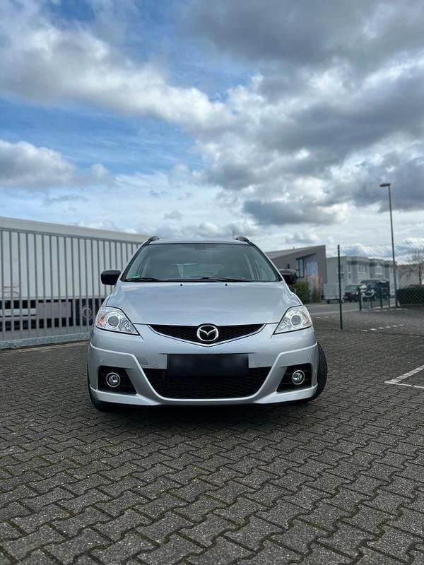 Gebraucht Mazda 5 110 PS (80 kW) 2010 Silber Van / Kleinbus