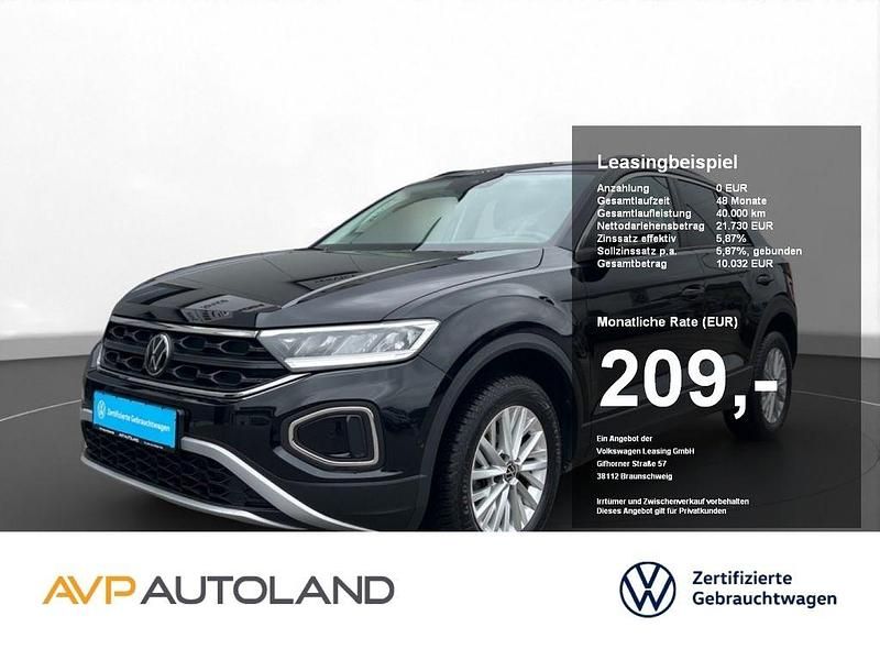 Deep black perleffekt Gebraucht 2024 VW T-Roc Life SUV | 21.730 € (Guter Preis) - Bild 1/4