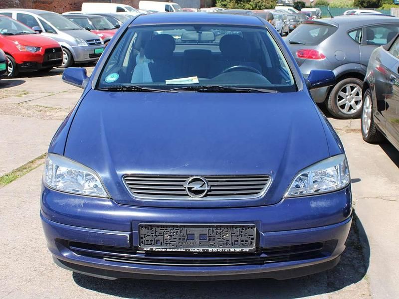 Gebraucht Opel Astra Comfort 101 PS (74 kW) 2003 Blau Limousine