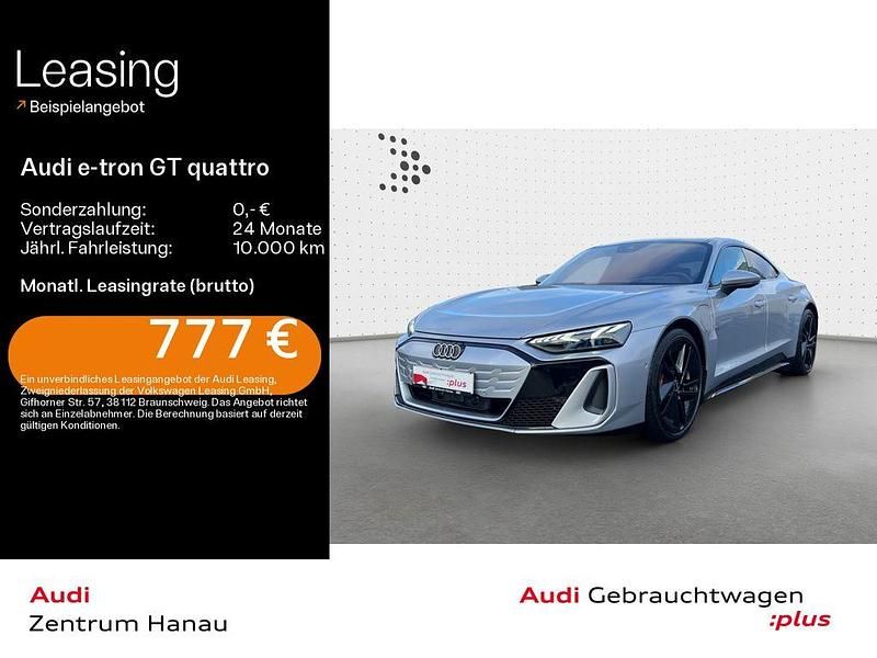 Florettsilber metallic Gebraucht 2025 Audi e-tron GT quattro Ambiente Limousine | 99.769 € (Teuer) - Bild 1/4