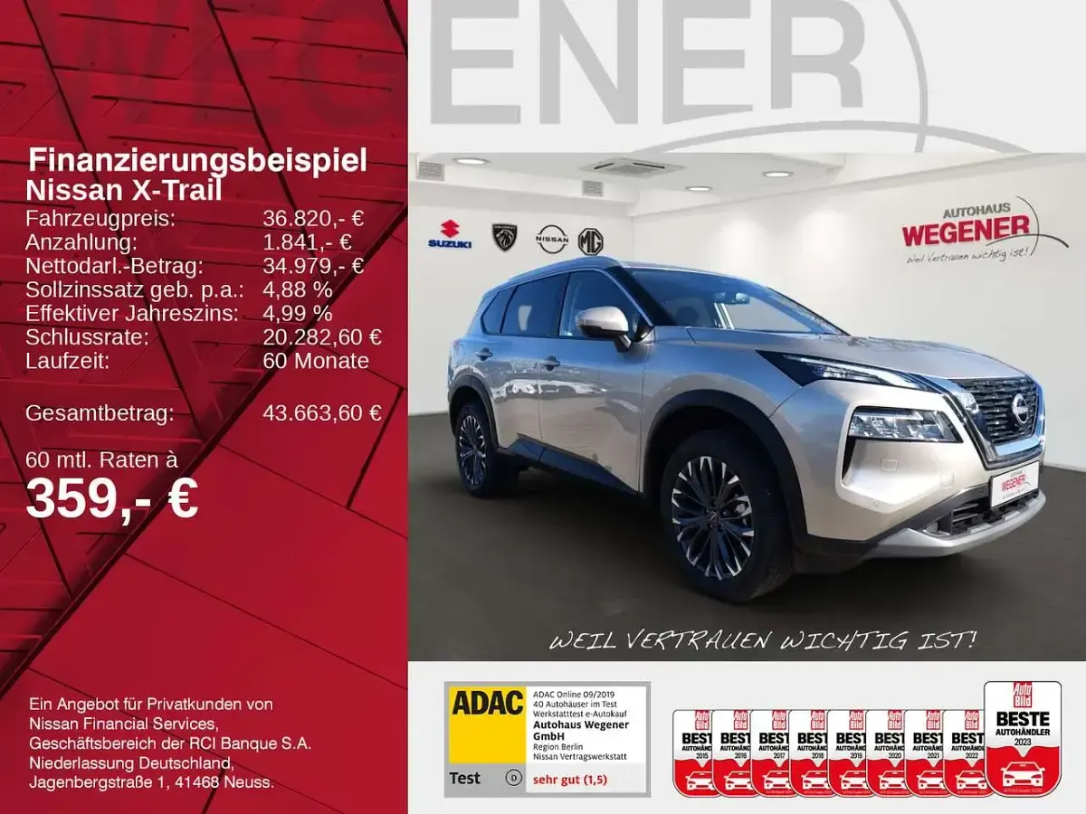 Gebraucht Nissan X-Trail 360º 163 PS (119 kW) 2025 New silver metallic SUV