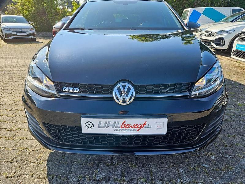 Schwarz Gebraucht 2015 VW Golf VII GTD Kombi | 13.990 € - Bild 1/4