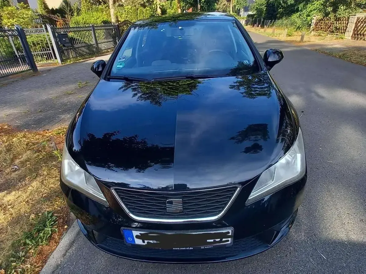 Gebraucht Seat Ibiza Style 69 PS (50 kW) 2012 Schwarz Kleinwagen