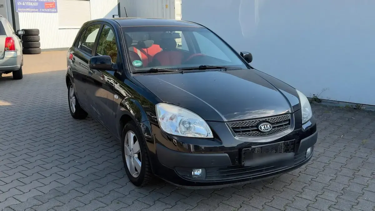 Gebraucht Kia Rio 110 PS (80 kW) 2008 Schwarz Kleinwagen