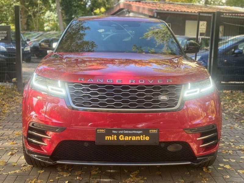 Rot Gebraucht 2021 Land Rover Range Rover Velar R-Dynamic SUV | 28.999 € (Superpreis) - Bild 1/4