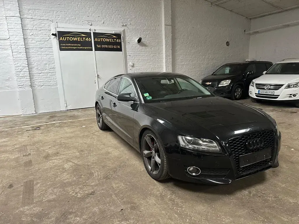 Gebraucht Audi A5 Sportback Advanced 211 PS (155 kW) 2009 Schwarz Kleinwagen