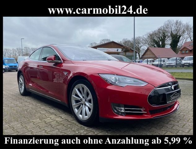 Gebraucht Tesla Model S 309 kW (421 PS) 2015 Rot Kleinwagen