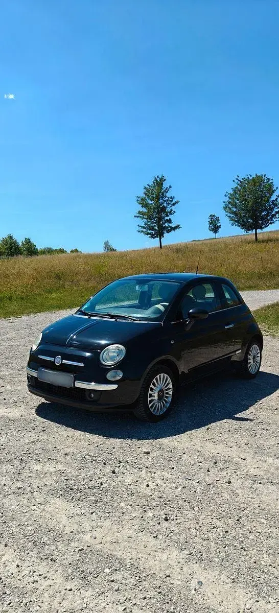 Gebraucht Fiat 500 Lounge 69 PS (50 kW) 2009 Schwarz Cabrio
