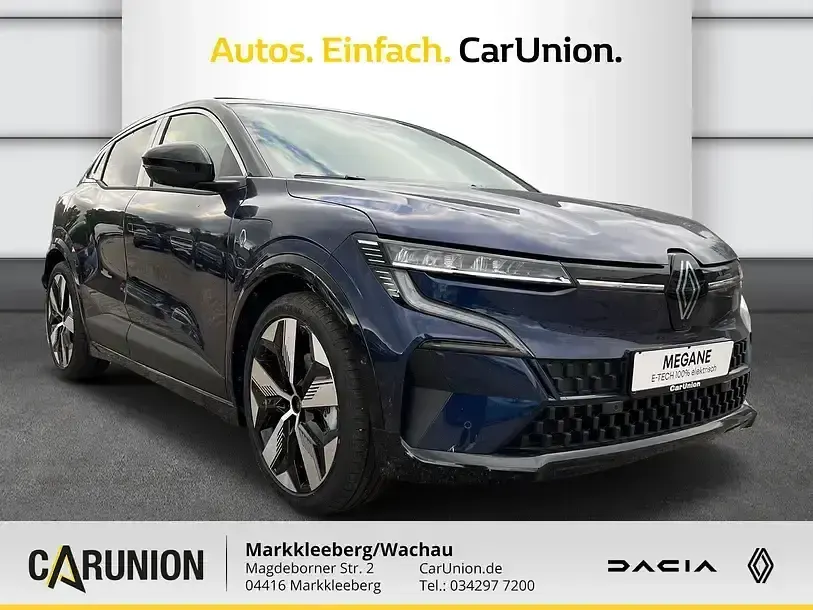 Używany Renault Megane E-Tech Techno 161 kW (220 KM) 2024 Niebieski Sedan/Limuzyna