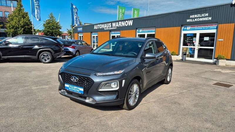 Grau Gebraucht 2018 Hyundai Kona Style SUV | 15.490 € (Fairer Preis) - Bild 1/4