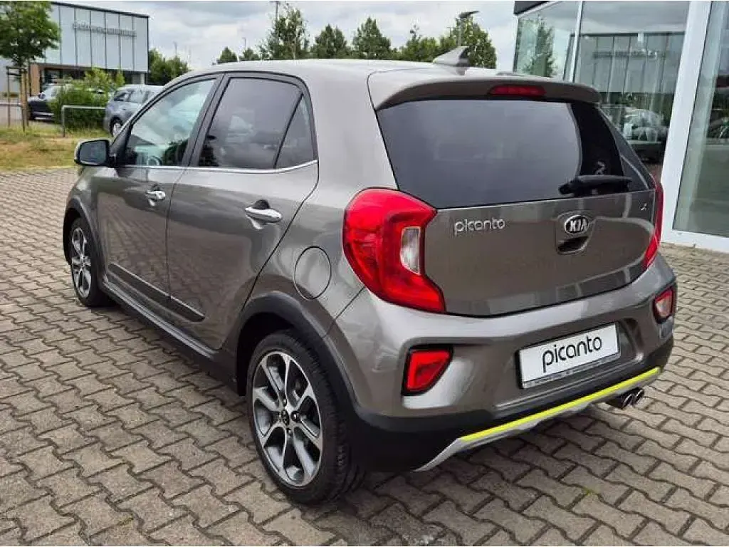 Gebraucht Kia Picanto X-Line 84 PS (61 kW) 2018 (im) titaniumsilber met. (metallic) Kleinwagen