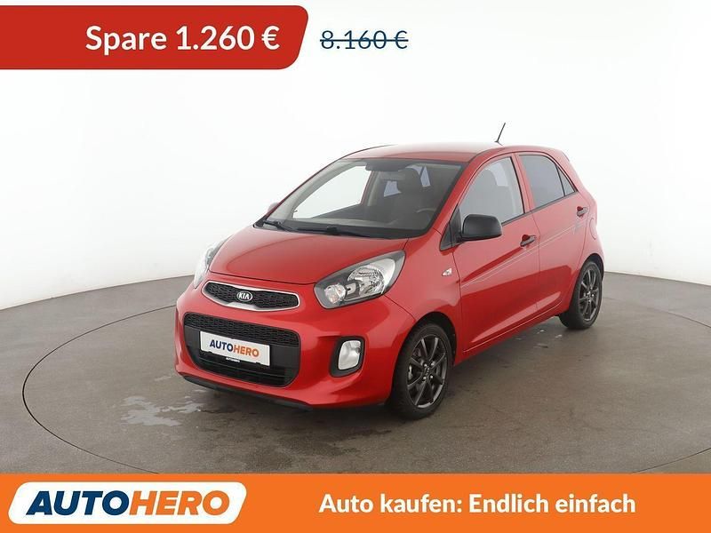 Rot Gebraucht 2015 Kia Picanto Start Kleinwagen | 6.900 € (Fairer Preis) - Bild 1/3