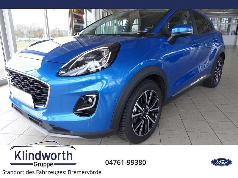 Desert island blue Gebraucht 2023 Ford Puma Titanium Coupé | 23.450 € (Fairer Preis) - Bild 1/4