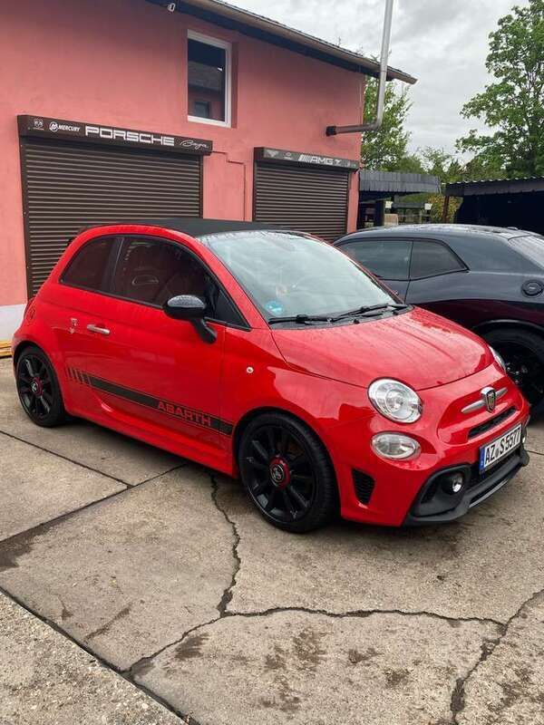 Rot Gebraucht 2017 Abarth 595 Turismo Kleinwagen | 14.800 € (Fairer Preis) - Bild 1/4