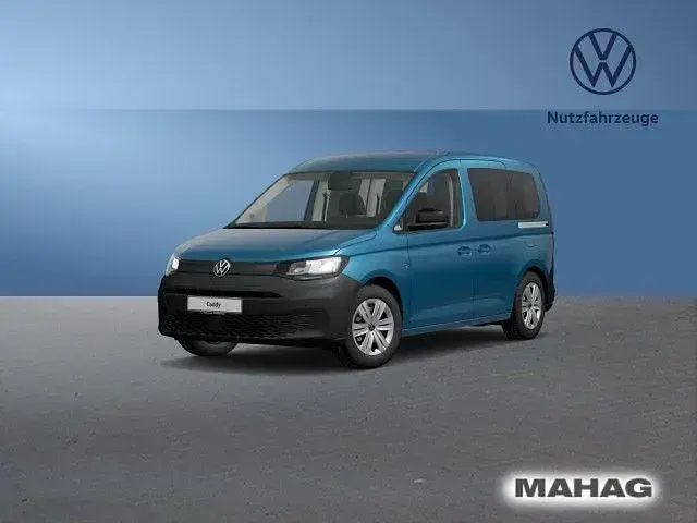 Second-hand VW Caddy 114 CP (83 kW) 2022 Albastru Monovolum