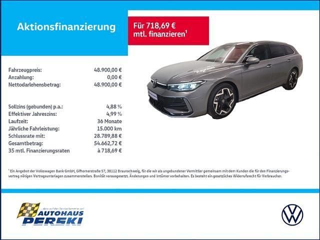 Grau Gebraucht 2025 VW Passat R-line Kombi | 48.900 € - Bild 1/4
