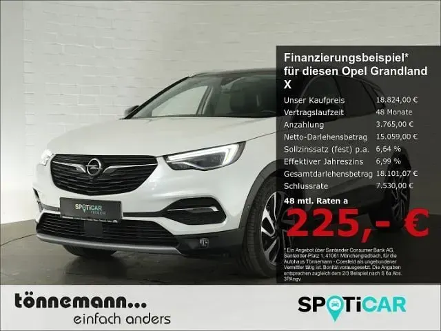 Gebraucht Opel Grandland X Ultimate 181 PS (133 kW) 2019 SUV