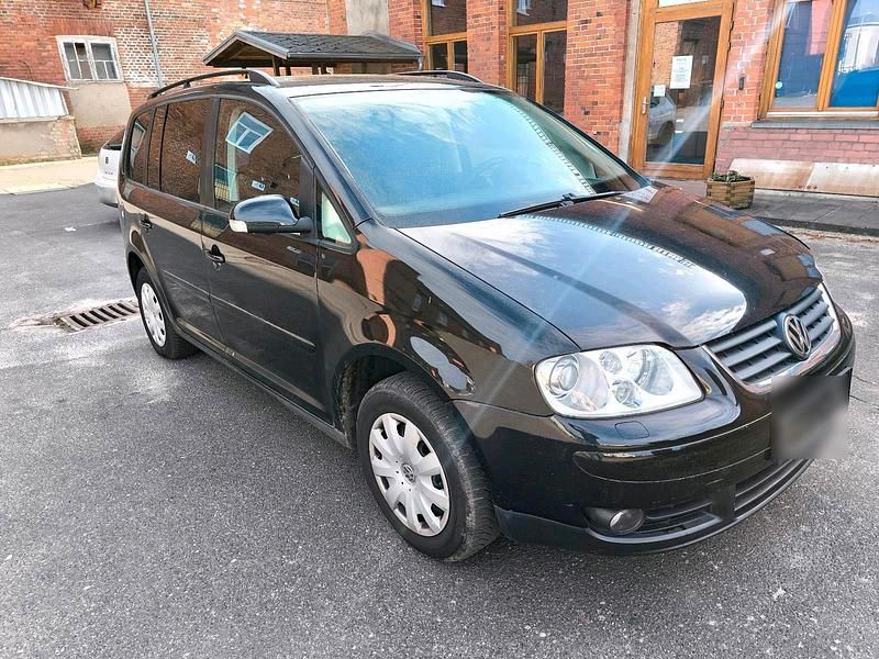 Gebraucht VW Touran 102 PS (75 kW) 2005 Schwarz Van / Kleinbus