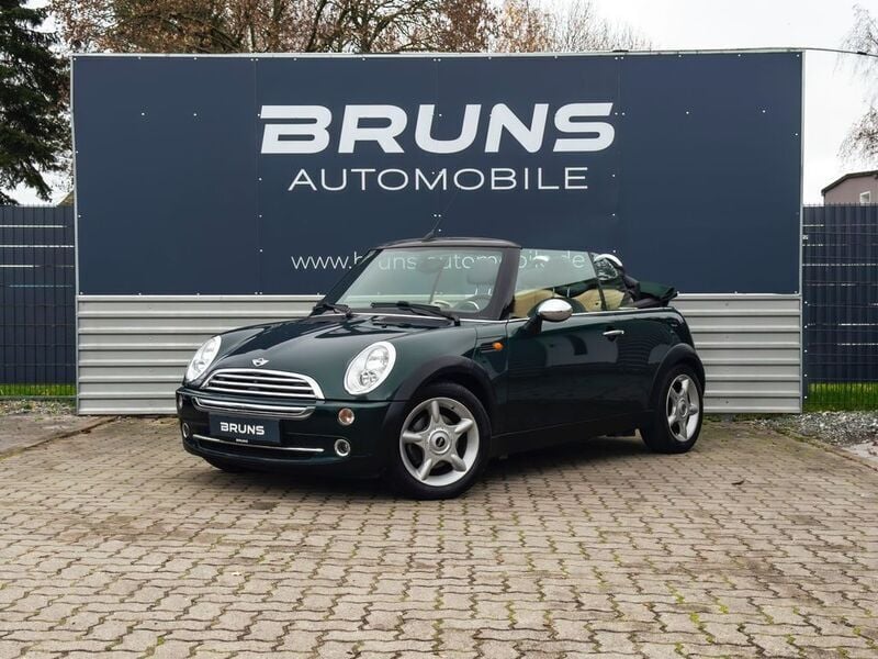 British racing green metallic (metallic) Gebraucht 2005 Mini Cooper Cabriolet Chili Cabrio | 3.250 € (Guter Preis) - Bild 1/4