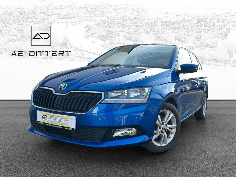 Blau Gebraucht 2020 Skoda Fabia Ambition Kleinwagen | 11.990 € (Fairer Preis) - Bild 1/4