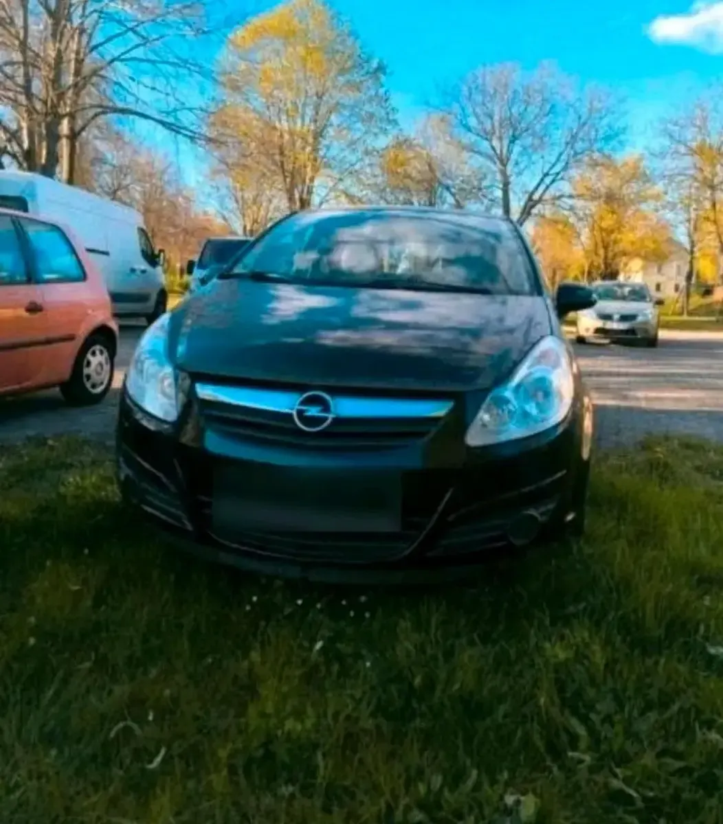 Gebraucht Opel Corsa 60 PS (44 kW) 2008 Schwarz Kleinwagen
