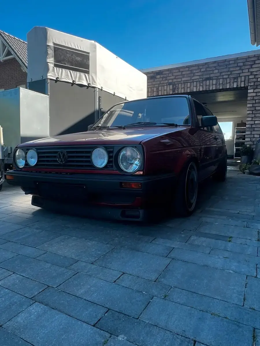 Gebraucht VW Golf II 55 PS (40 kW) 1991 Rot Kleinwagen