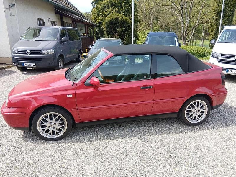 Gebraucht VW Golf Cabriolet Conceptline 116 PS (85 kW) 2000 Muranorot perleffekt Cabrio