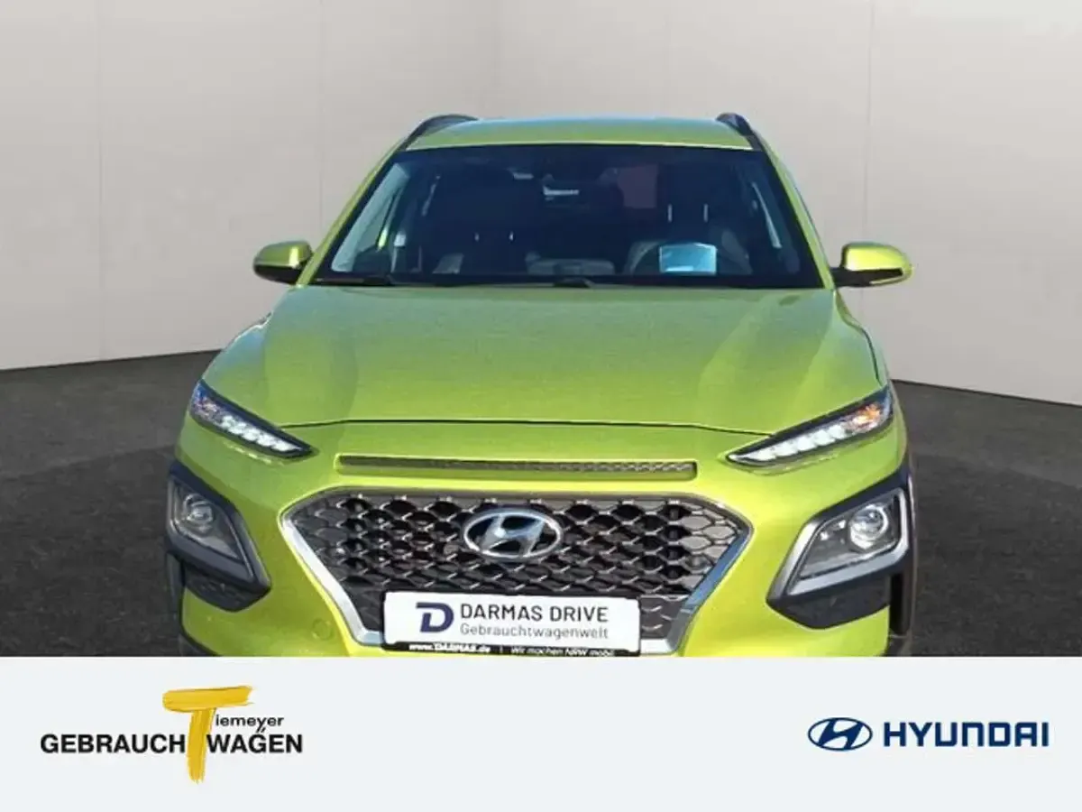 Gebraucht Hyundai Kona Premium 177 PS (130 kW) 2020 Acid yellow SUV