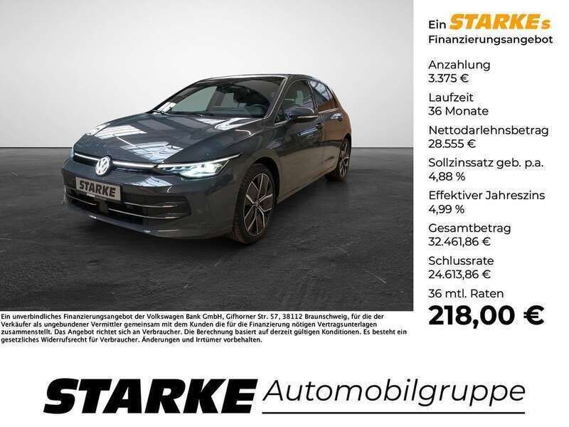 Grau Gebraucht 2024 VW Golf VIII Edition Limousine | 31.930 € (Fairer Preis) - Bild 1/3