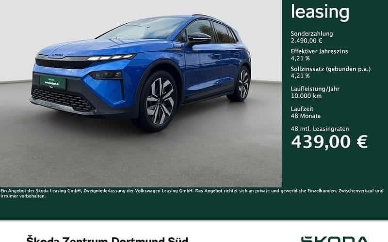 Raceblau metallic Neu 2025 Skoda Elroq SportLine SUV | 45.690 € (Guter Preis) - Bild 1/4