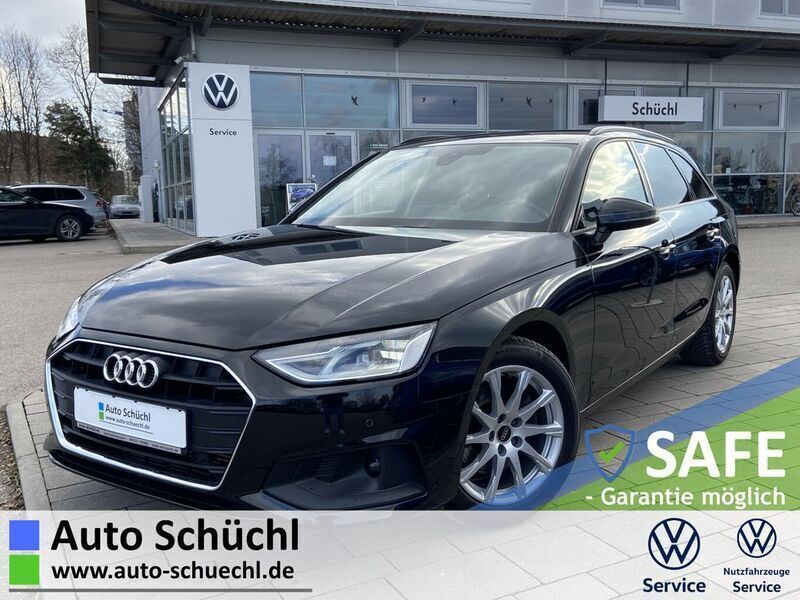 Midnight schwarz metallic Gebraucht 2022 Audi A4 Business Kombi | 24.470 € (Superpreis) - Bild 1/4