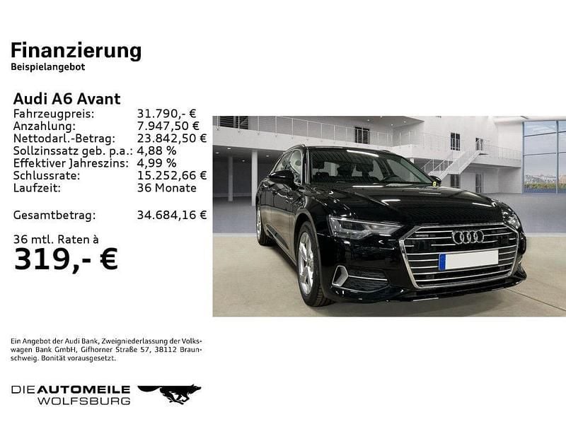 Gebraucht Audi A6 Sport 204 PS (150 kW) 2022 Brillantschwarz Kombi