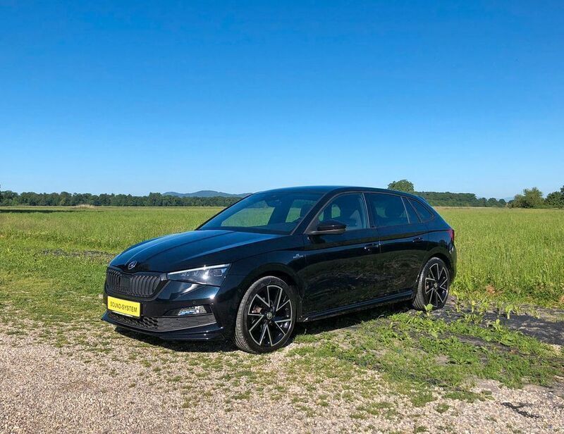 Schwarz Gebraucht 2020 Skoda Scala Monte Carlo Kleinwagen | 19.850 € (Fairer Preis) - Bild 1/4