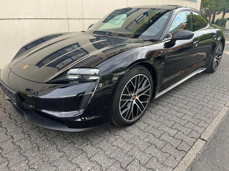 Schwarz Gebraucht 2022 Porsche Taycan Limousine | 56.450 € (Fairer Preis) - Bild 1/4