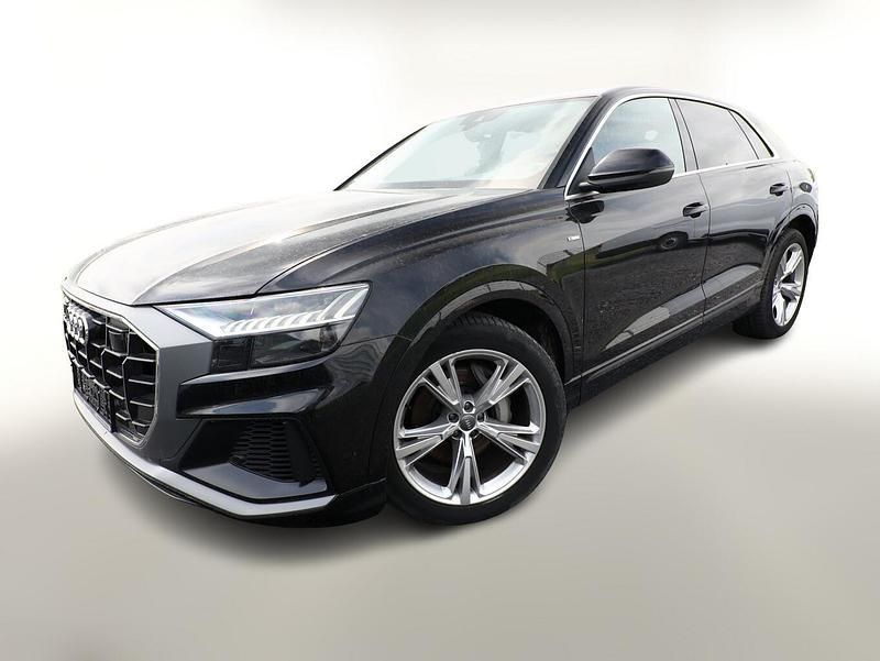 Orcaschwarz metallic Gebraucht 2020 Audi Q8 S-Line SUV | 55.512 € (Superpreis) - Bild 1/4