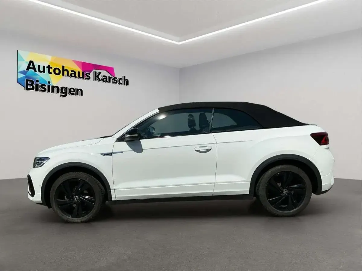 Gebraucht VW T-Roc Cabriolet R-line 150 PS (110 kW) 2024 Weiß Cabrio