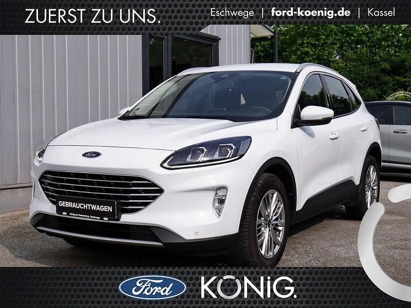Gebraucht Ford Kuga Titanium 190 PS (139 kW) 2022 Frozenwhite (weiß) SUV