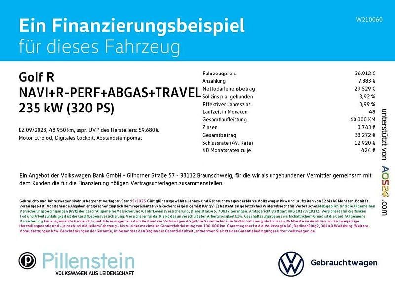 Gebraucht VW Golf VIII R 320 PS (235 kW) 2023 Weiß Limousine