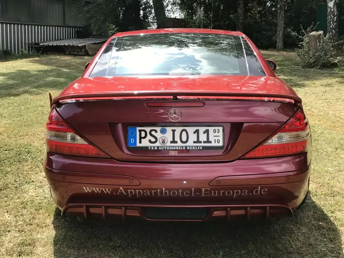 Gebraucht Mercedes SL500 Edition 306 PS (225 kW) 2002 Rot Cabrio