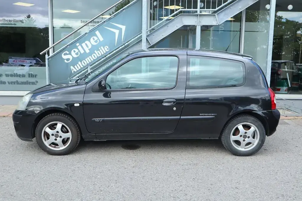 Brugt Renault Clio II Authentique 75 HK (55 kW) 2005 Sort Sedan