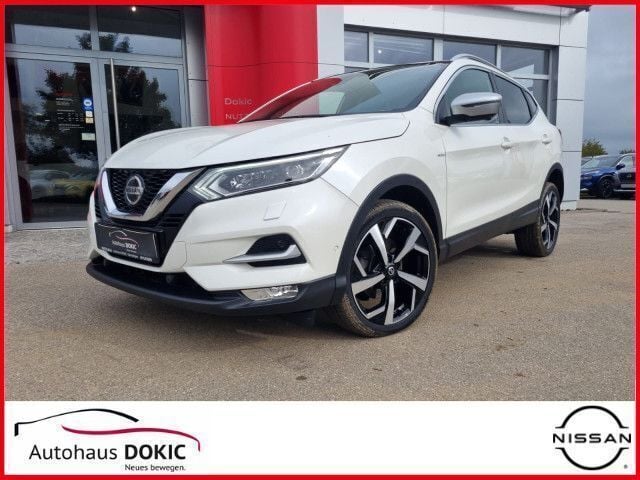 Pearl white Gebraucht 2019 Nissan Qashqai Tekna+ SUV | 20.790 € (Fairer Preis) - Bild 1/4